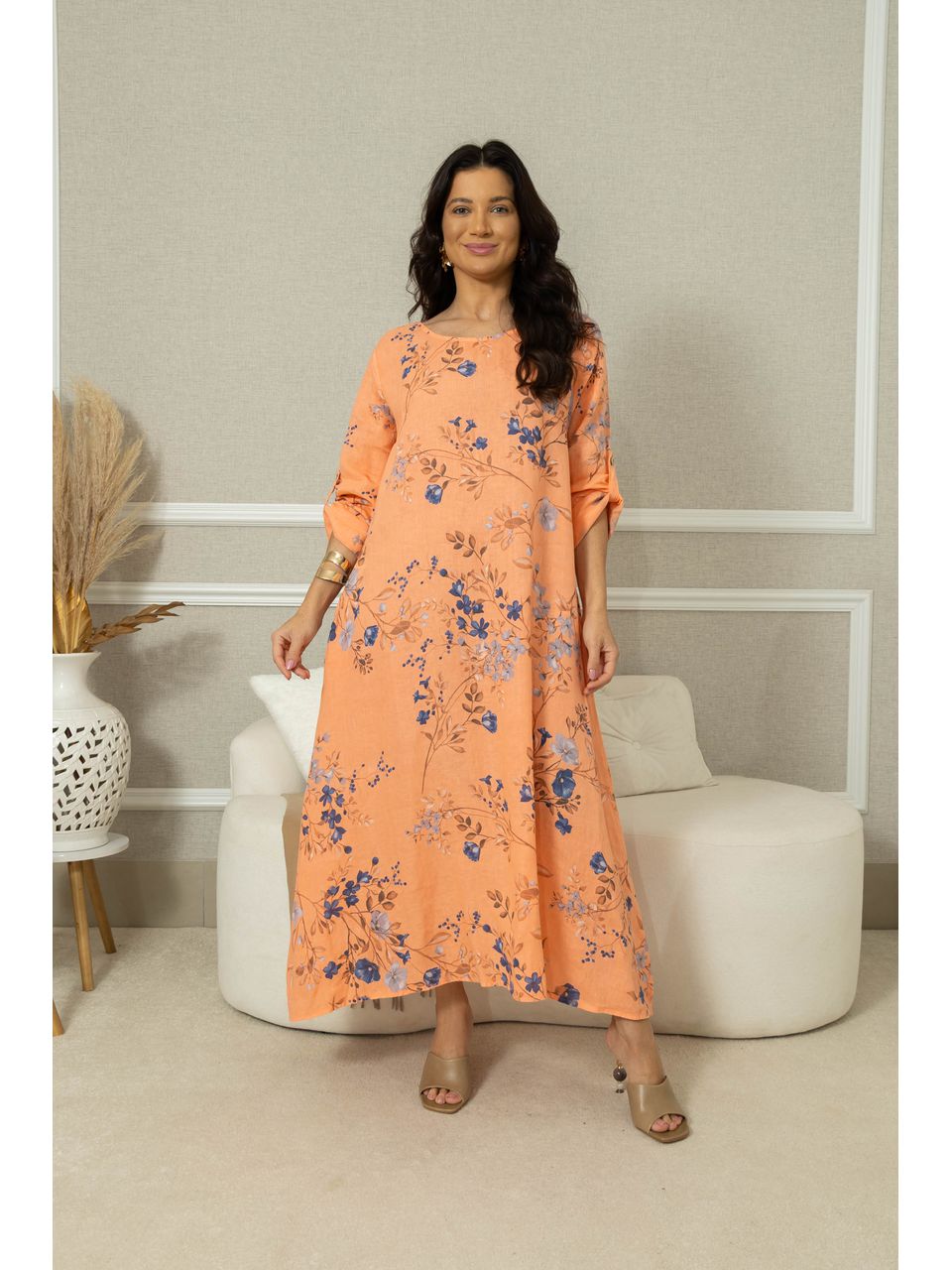 Tunica Kira Linho SALMAO