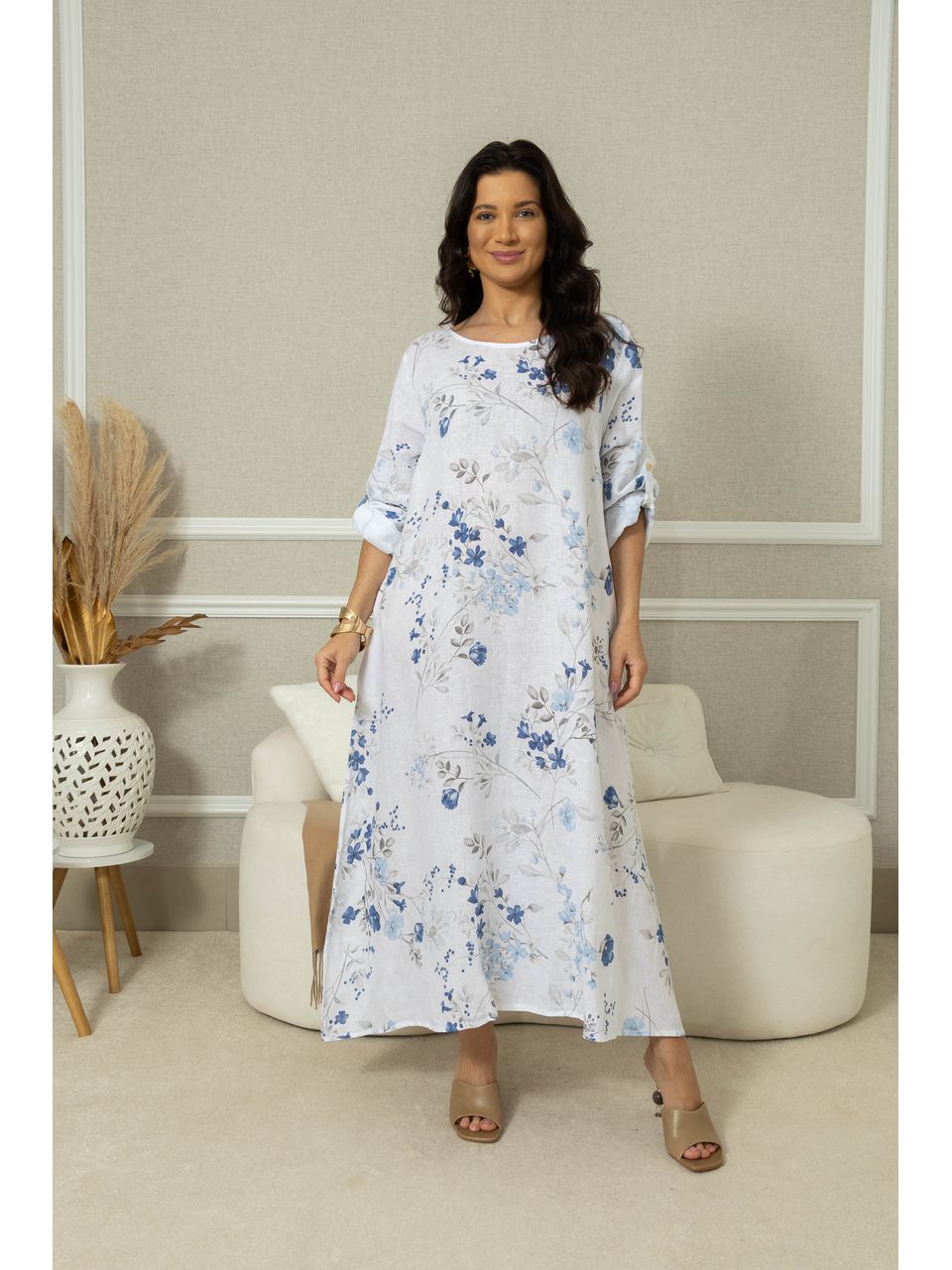 Tunica Kira Linho BRANCO