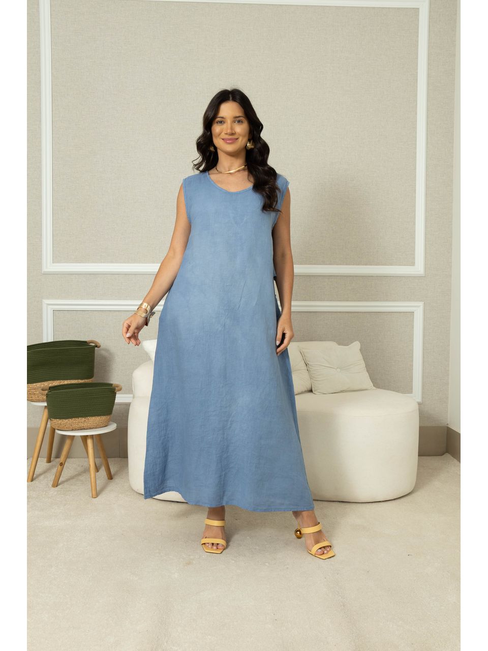 VESTIDO BOLONHA JEANS