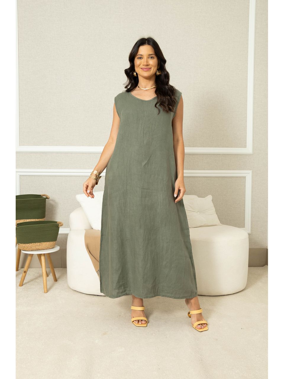 VESTIDO BOLONHA MILITAR