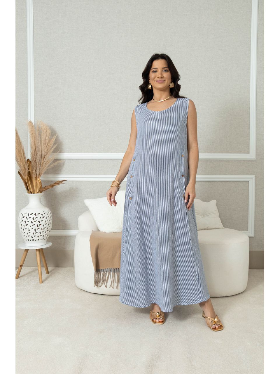 Vestido Leticia Linho BRANCO