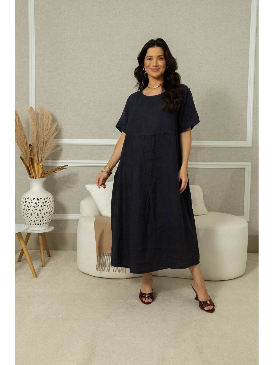 VESTIDO MABEL MARINHO