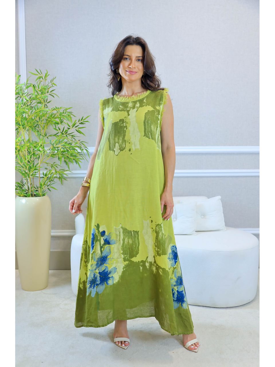 VESTIDO RAYLA PISTACHE