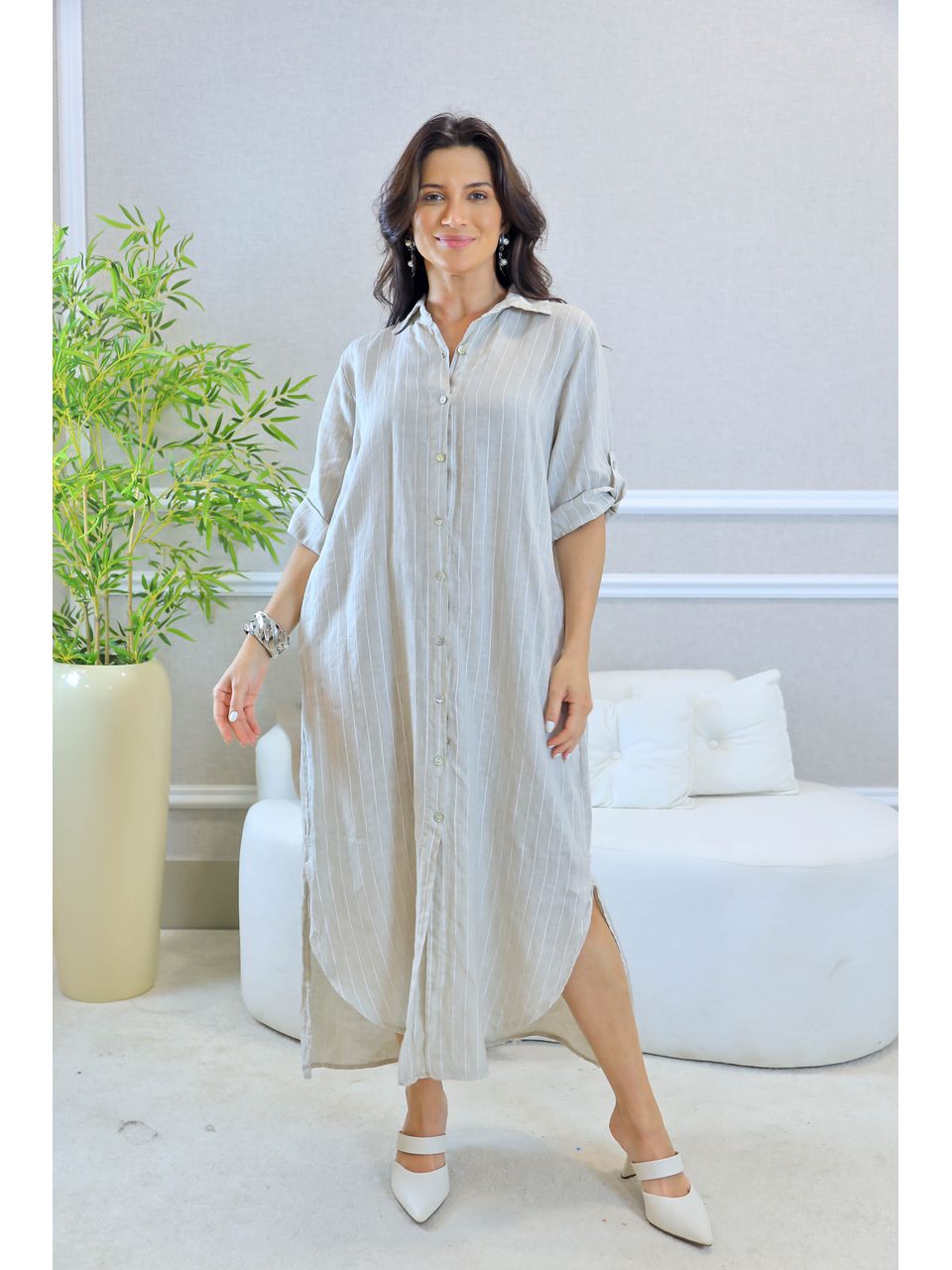 CHEMISE PATRIZIA BEGE
