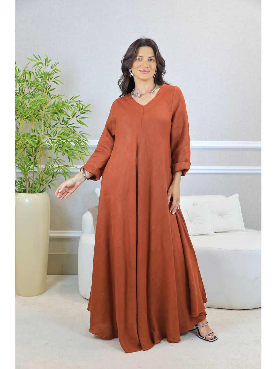 VESTIDO ANYAH TERRA COTA 