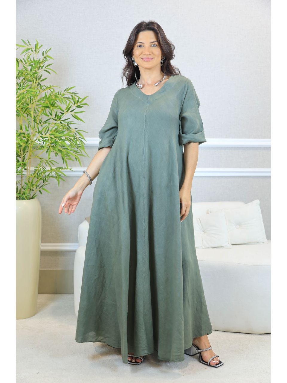 VESTIDO ANYAH MILITAR