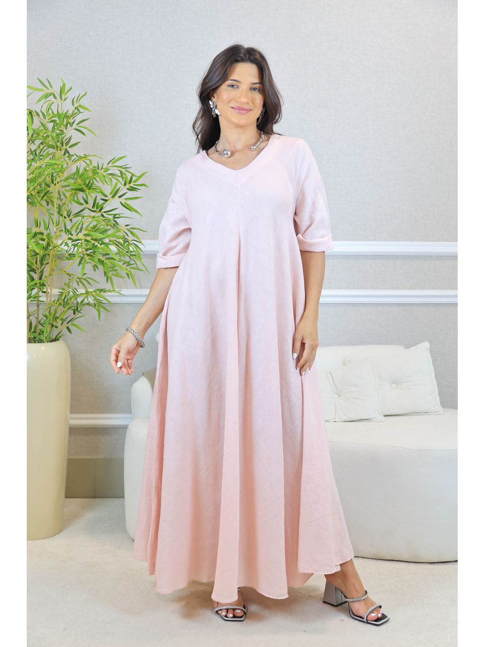 VESTIDO ANYAH ROSA BEBÊ