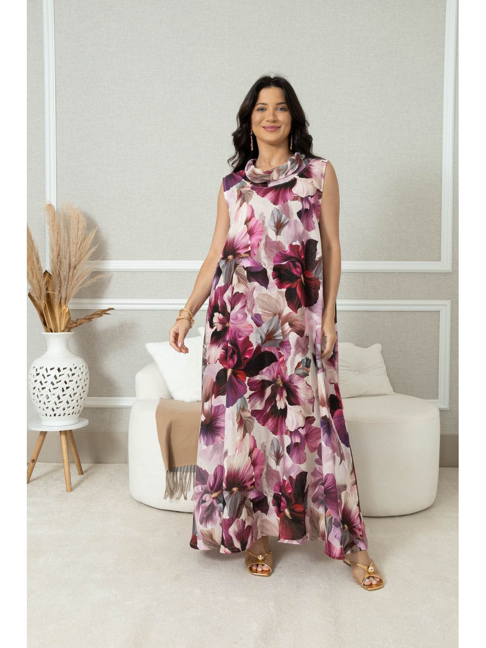 Vestido Amélia Linho AÇAI