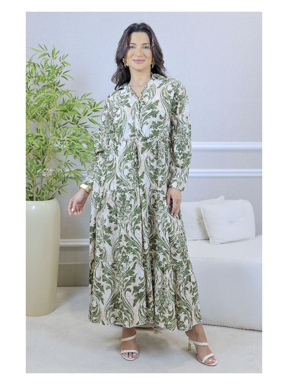 VESTIDO ARIEZA MILITAR