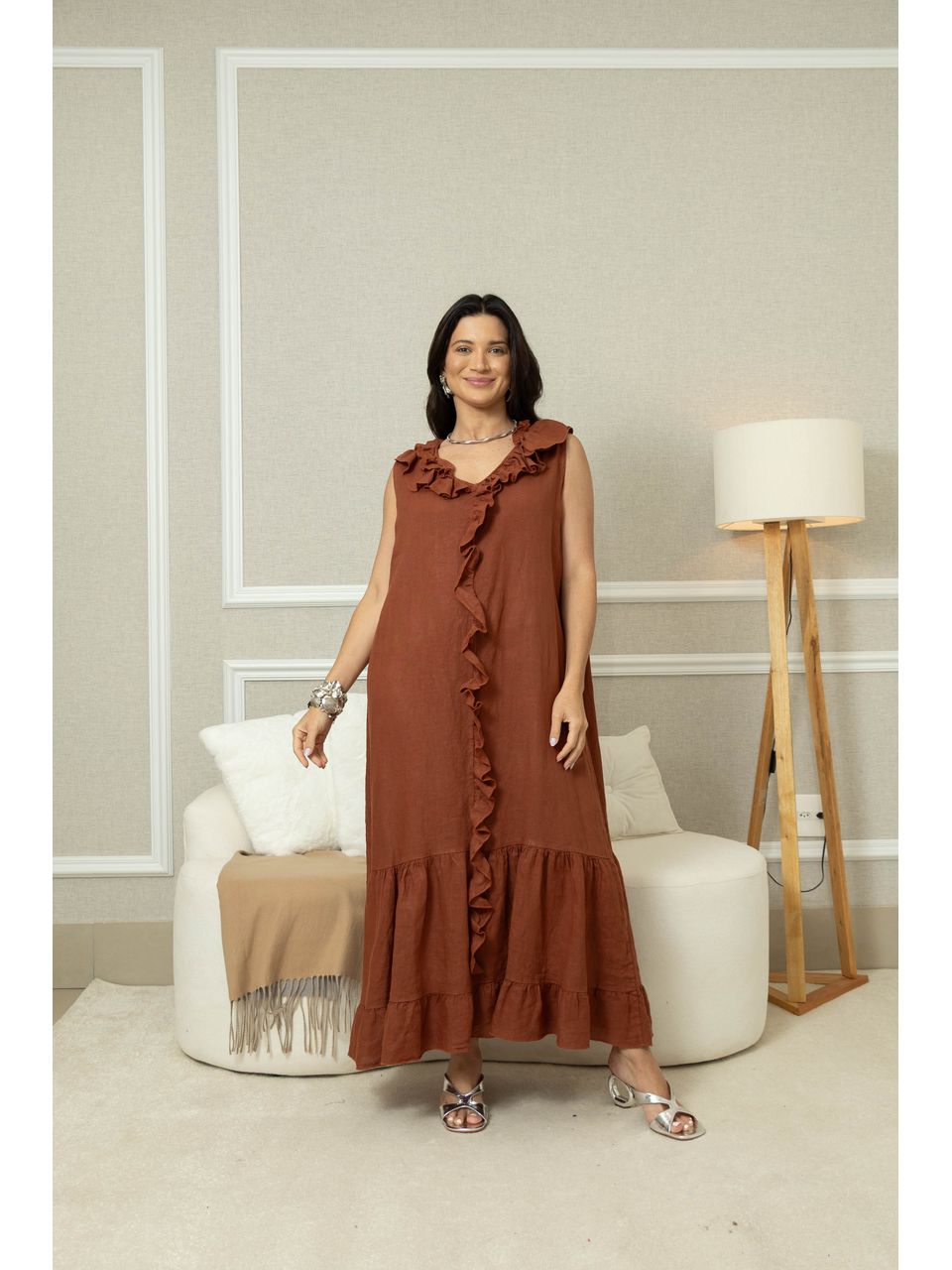 VESTIDO SOLANA TERRA COTA 