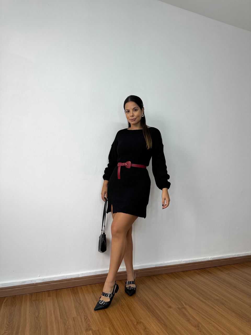 Vestido Tricot Alice Preto - 1005120201TAP3 - Loja Benditta