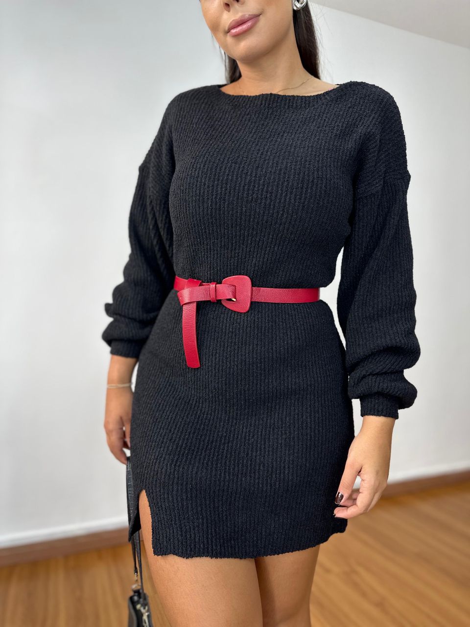 Vestido Tricot Alice Preto - 1005120201TAP3 - Loja Benditta