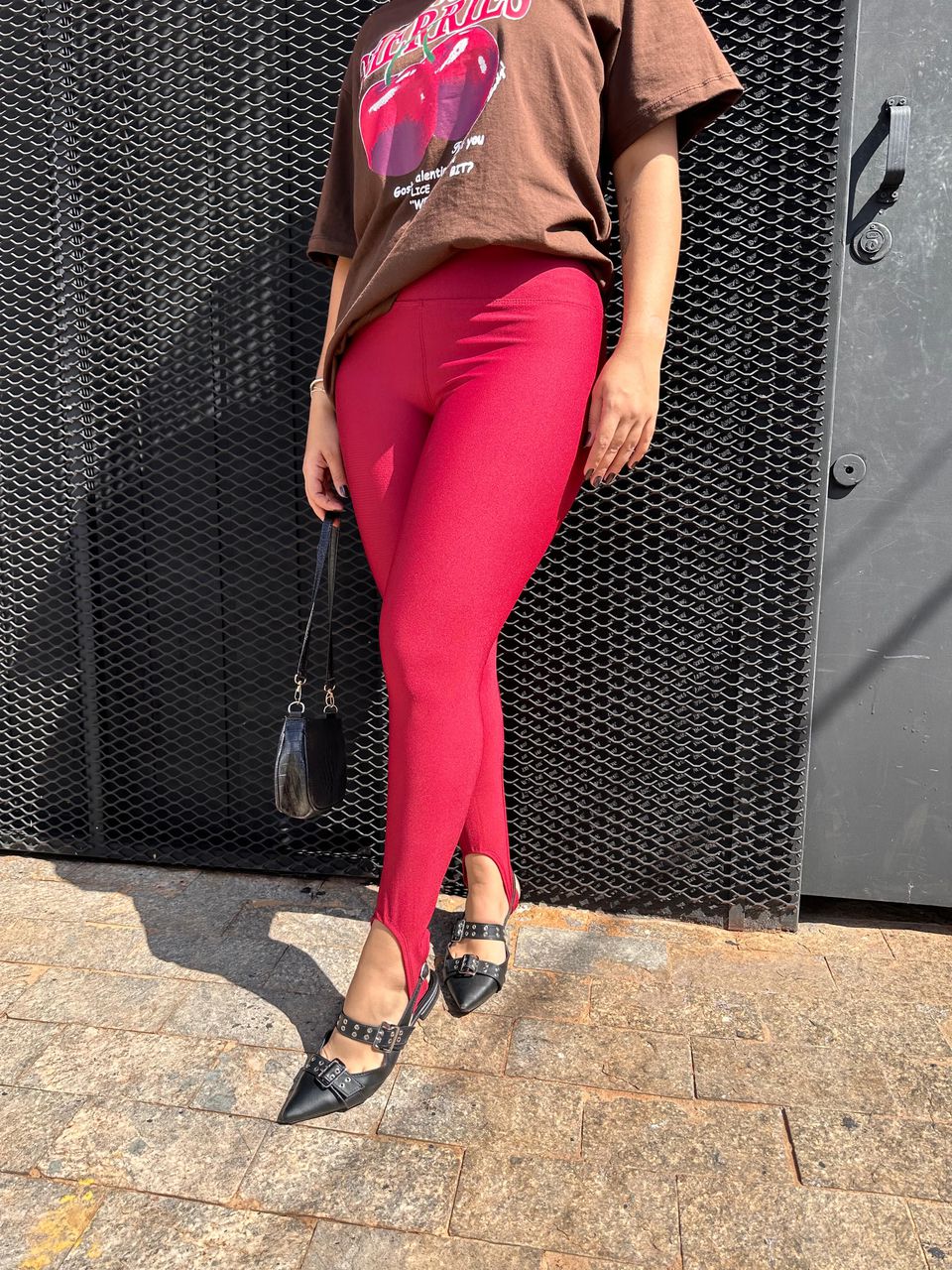 Legging Fusô Cereja - Loja Benditta