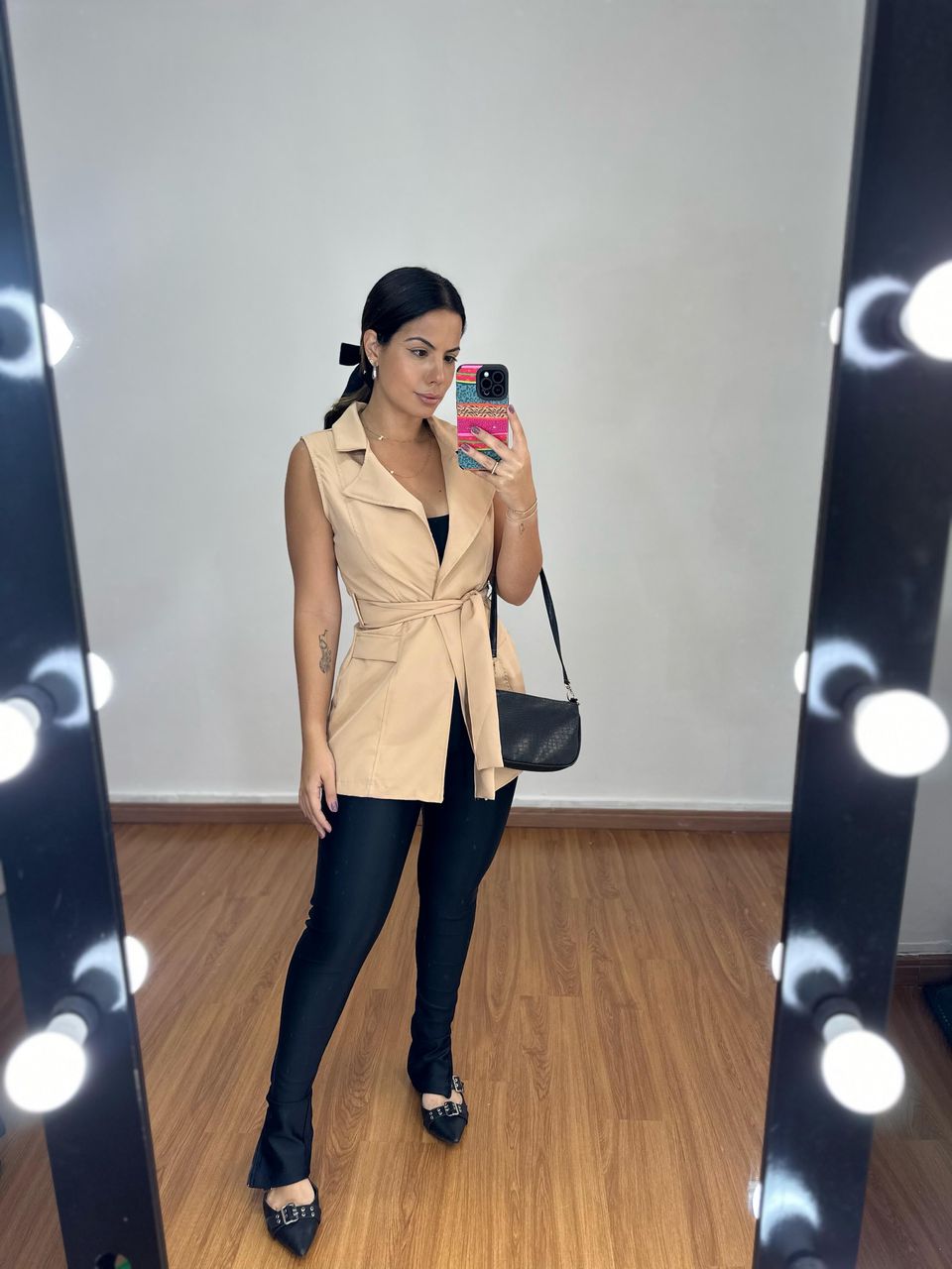 Colete Alongado Alfaitaria Nude - 1816010201CAN2 - Loja Benditta