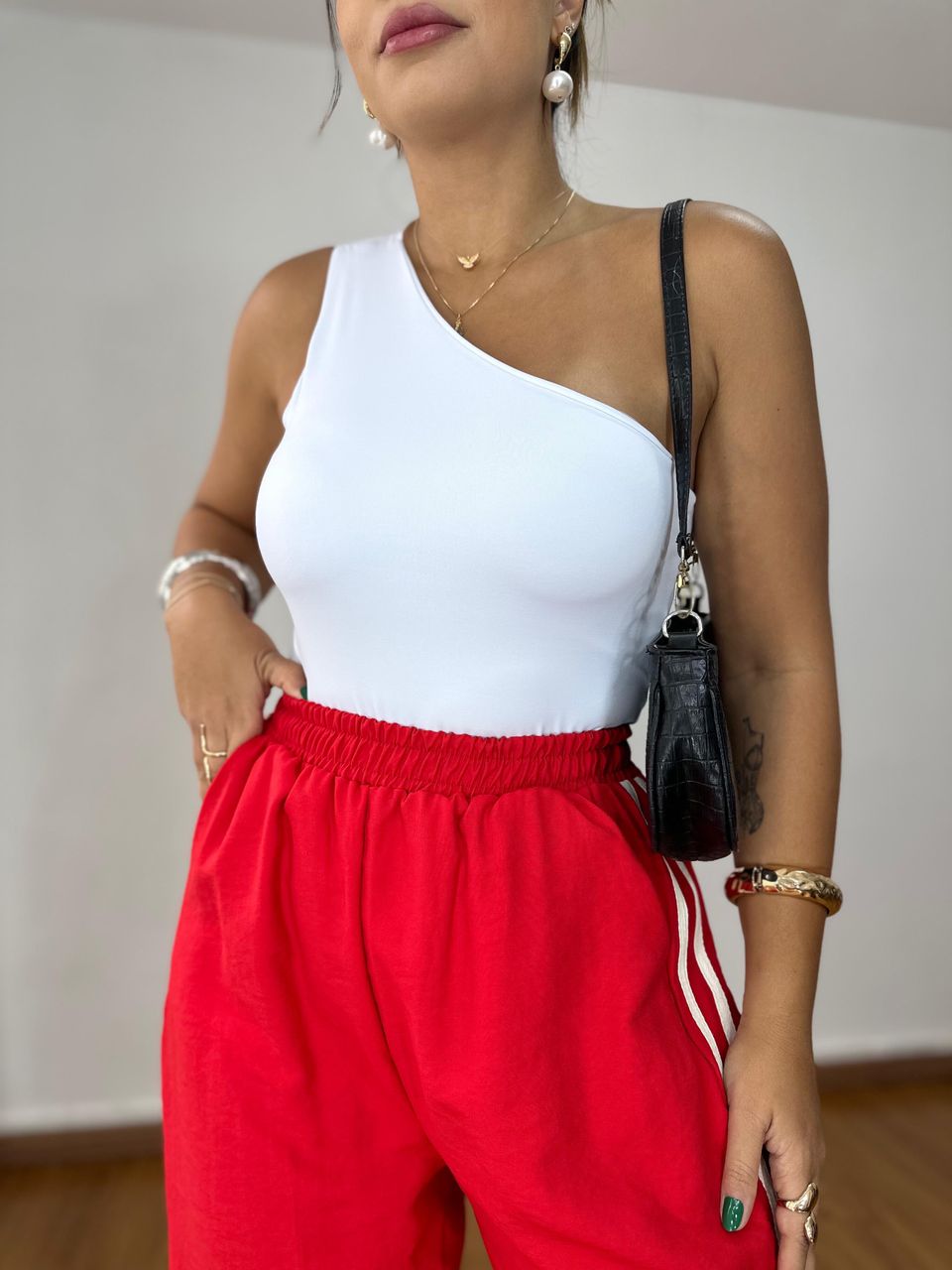 Body Nula Manga Branco - 0711080201BNMB6 - Loja Benditta