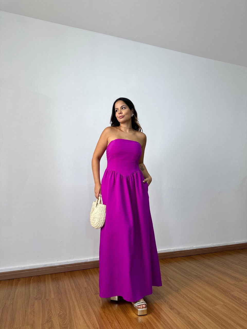 Vestido Isabelle Fúcisa - Loja Benditta