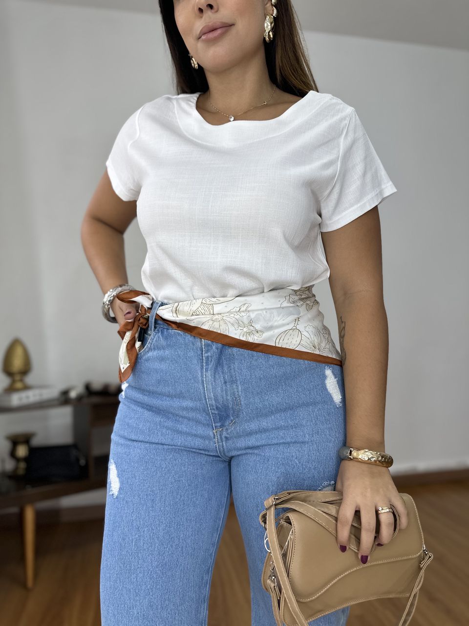 Blusa Luiza Off - Loja Benditta