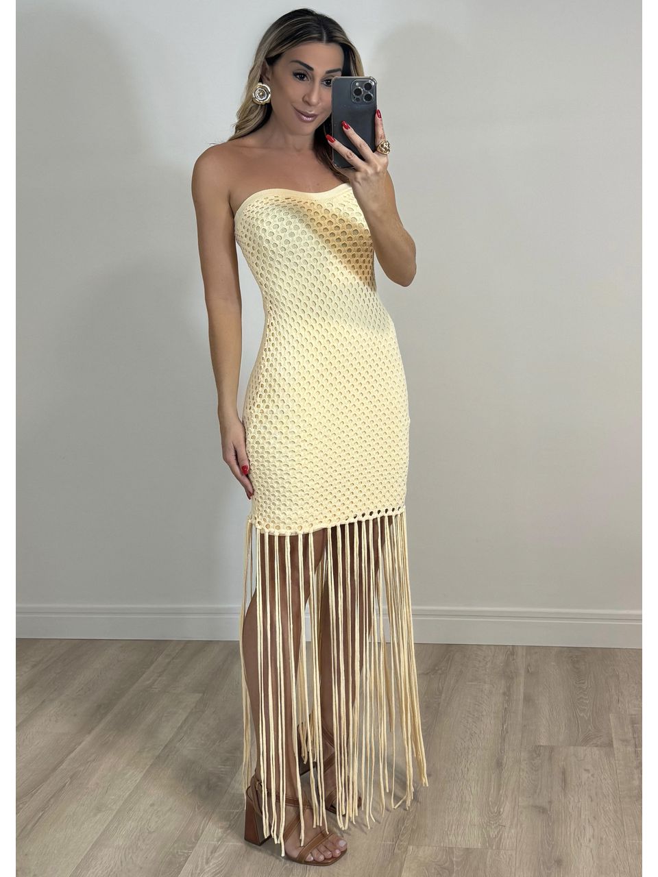 Vestido Franjas Coralina - 2215 - MADONNA BASIC