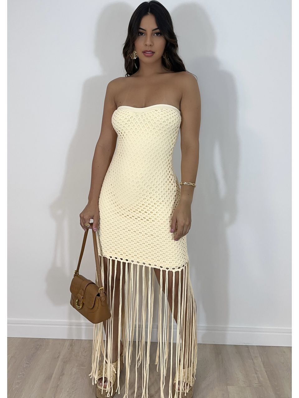 Vestido Franjas Coralina 