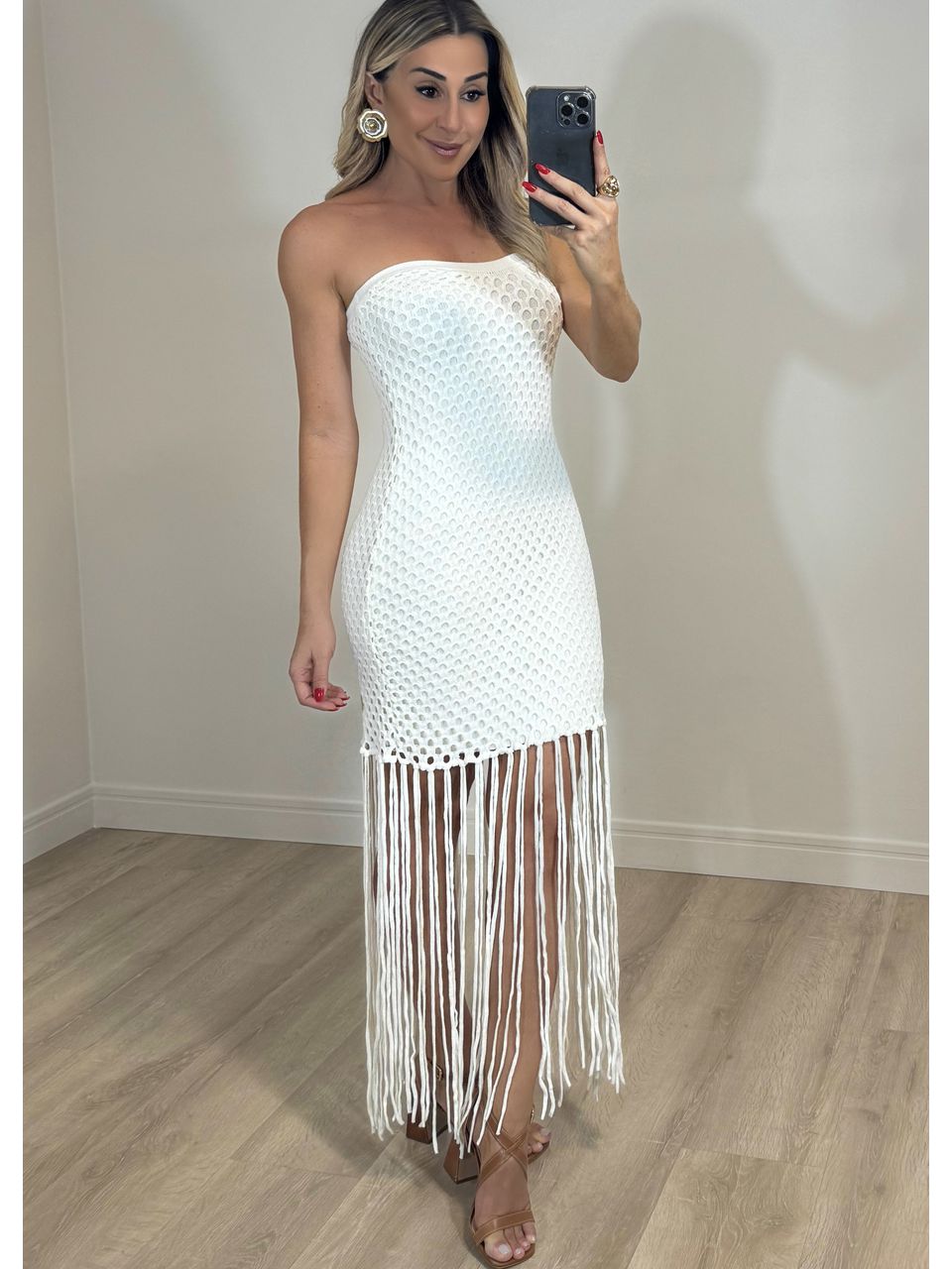 Vestido Franjas Coralina - 2218 - MADONNA BASIC