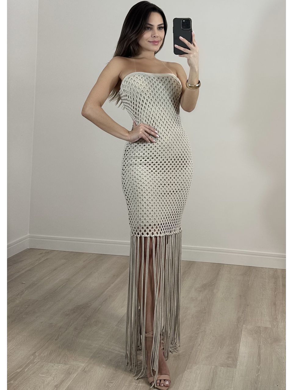 Vestido Franjas Coralina - 2214 - MADONNA BASIC