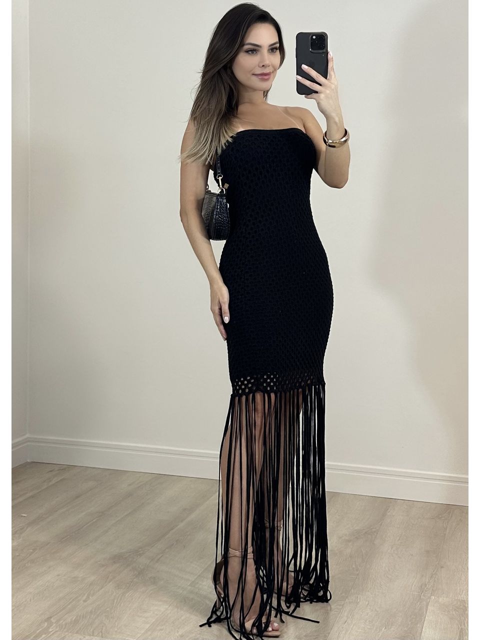 Vestido Franjas Coralina