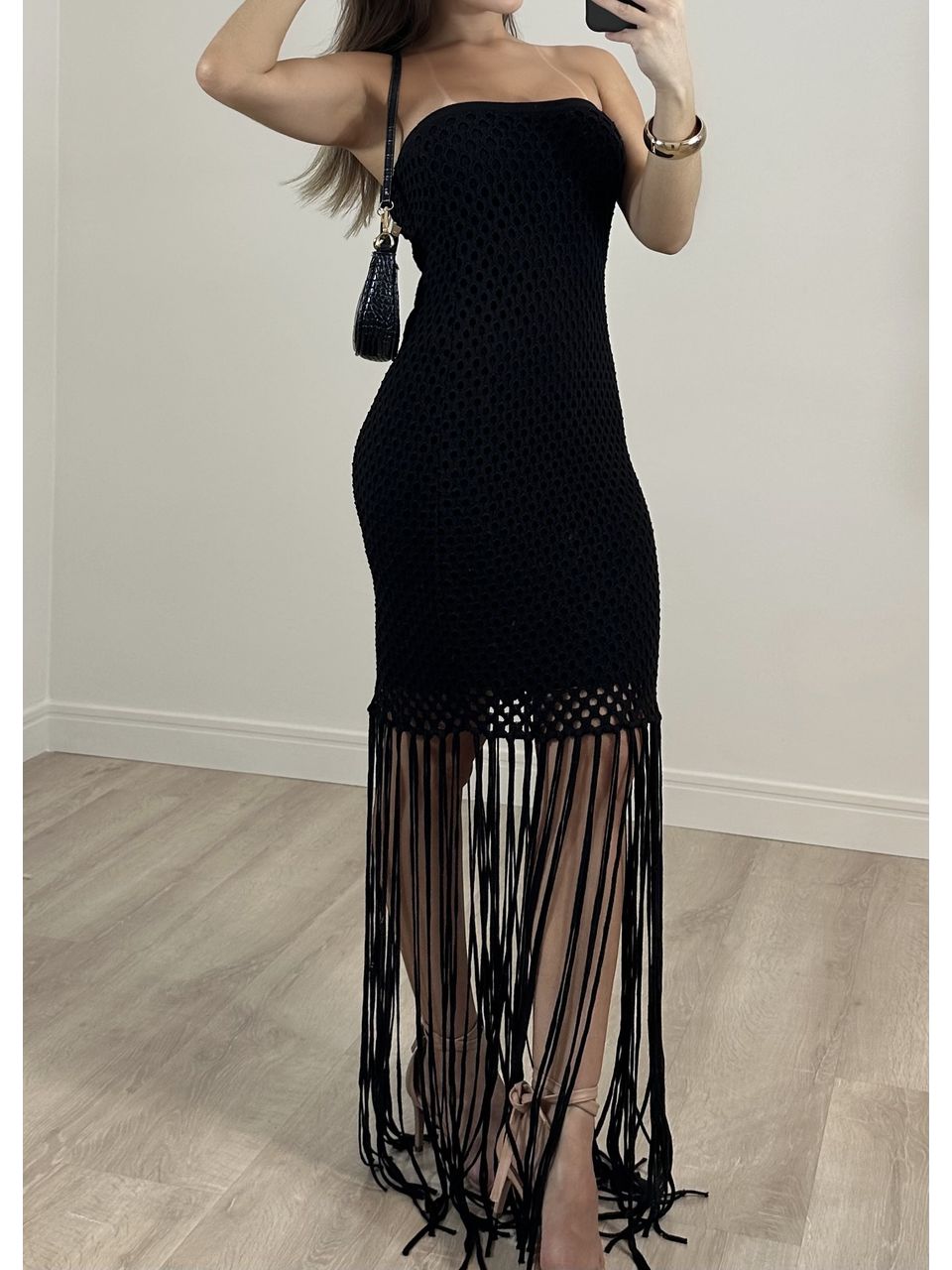 Vestido Franjas Coralina