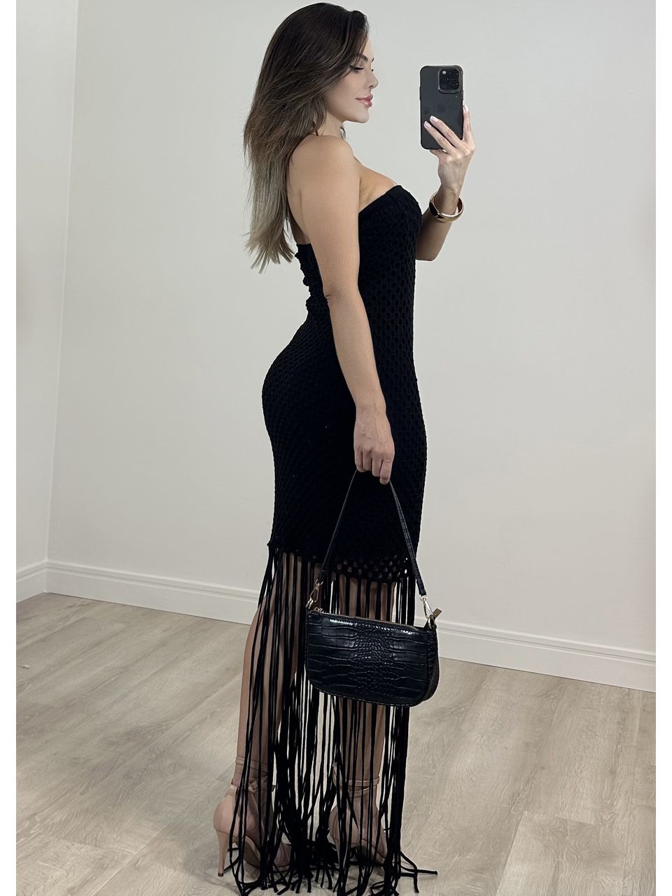 Vestido Franjas Coralina