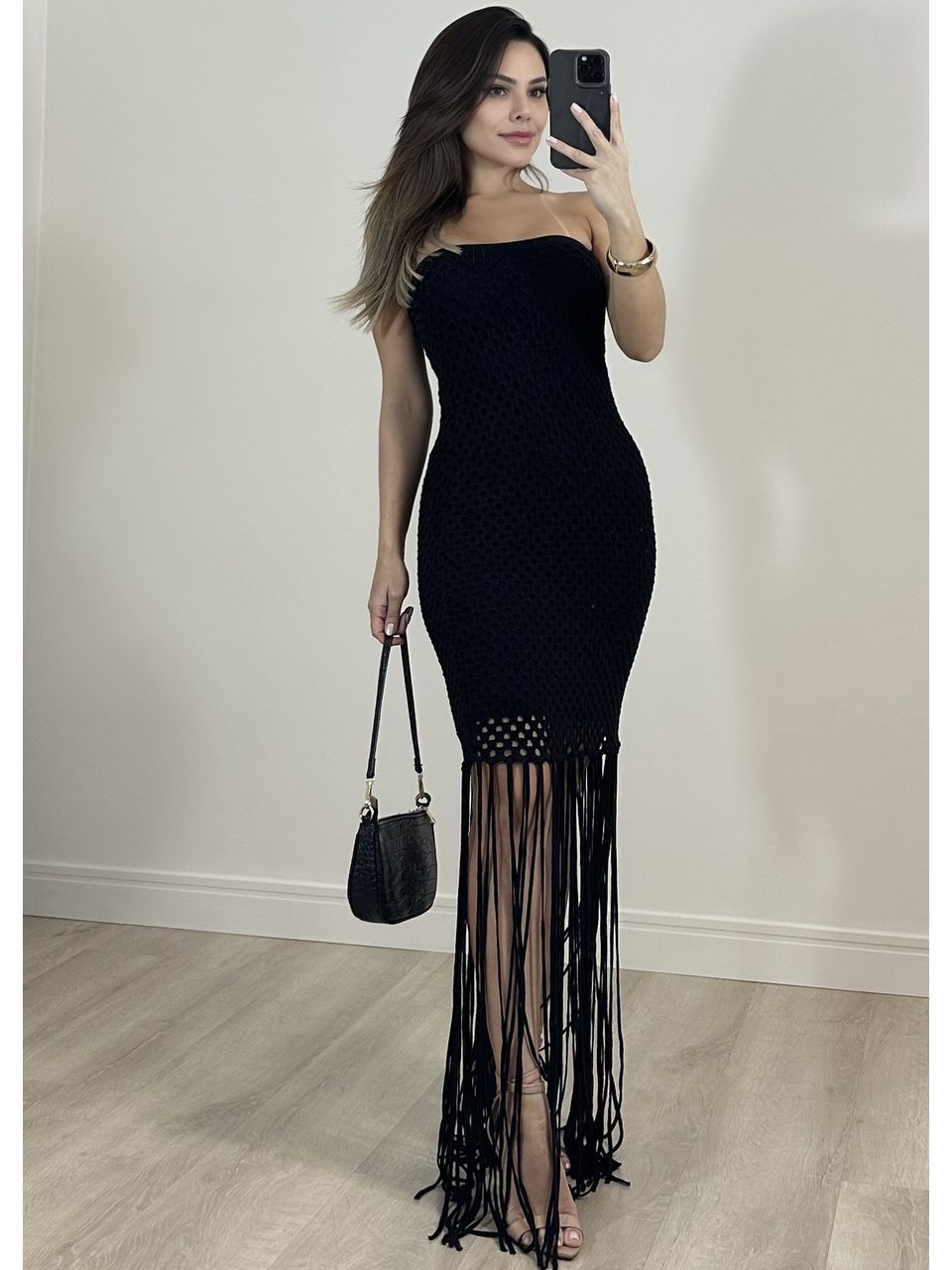 Vestido Franjas Coralina