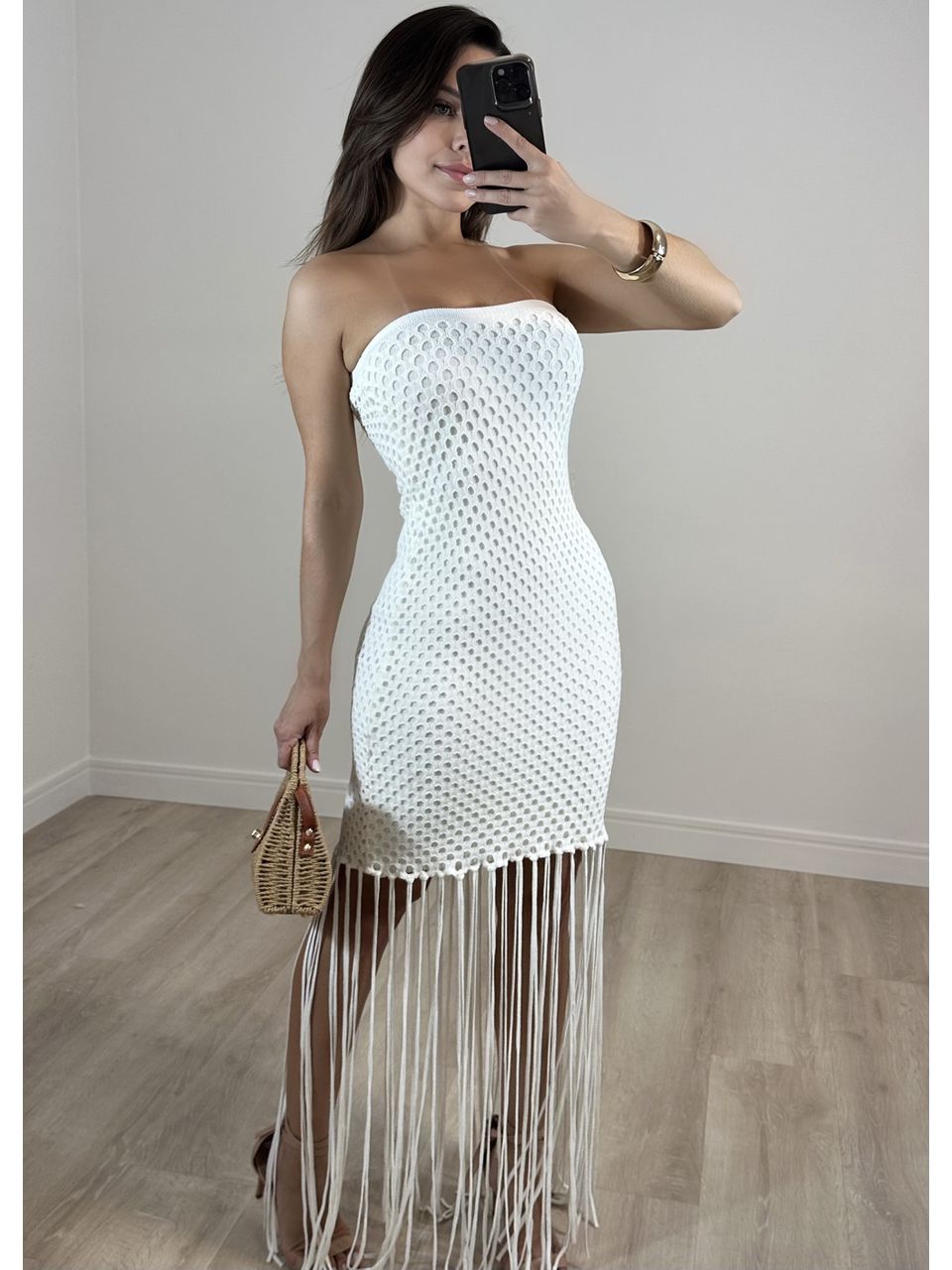 Vestido Franjas Coralina 