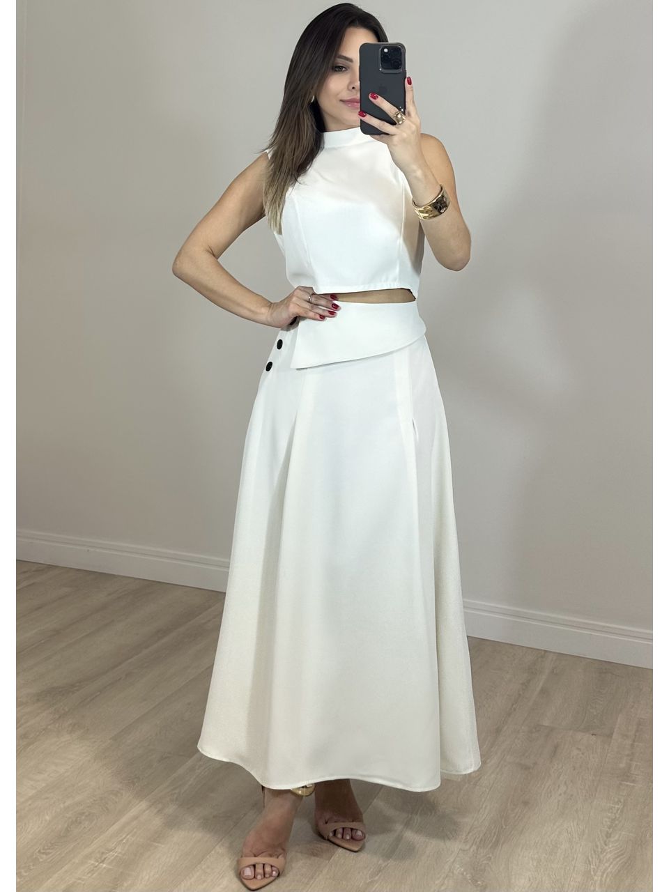 Conjunto Saia Marina