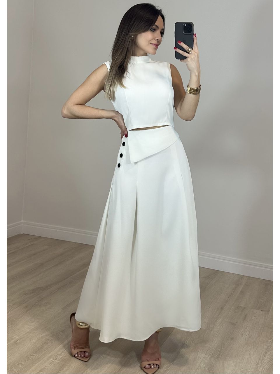 Conjunto Saia Marina