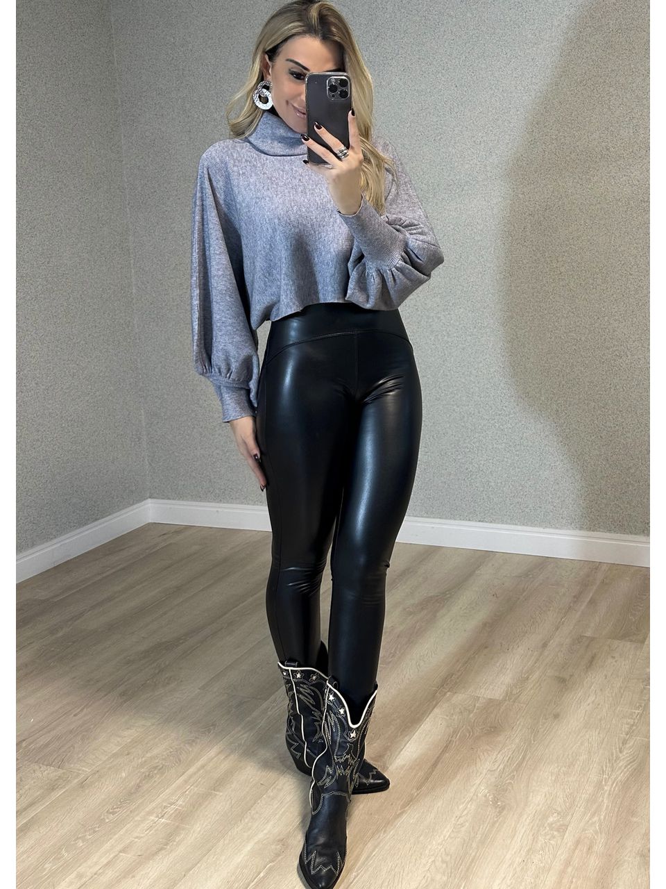 Calça Couro fake Camila 