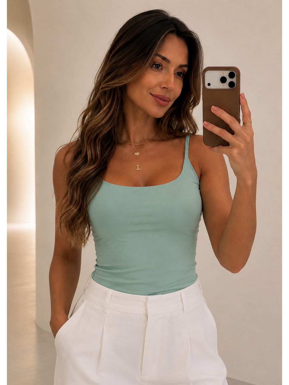 Blusa Alcinha Poliamida - 3265 - MADONNA BASIC