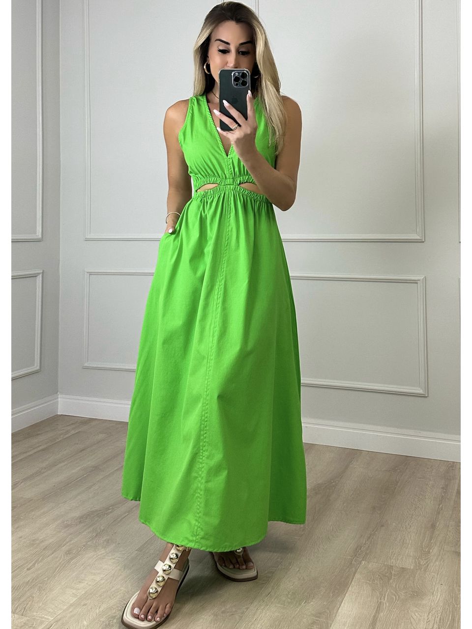 Vestido Tricoline Isabela 