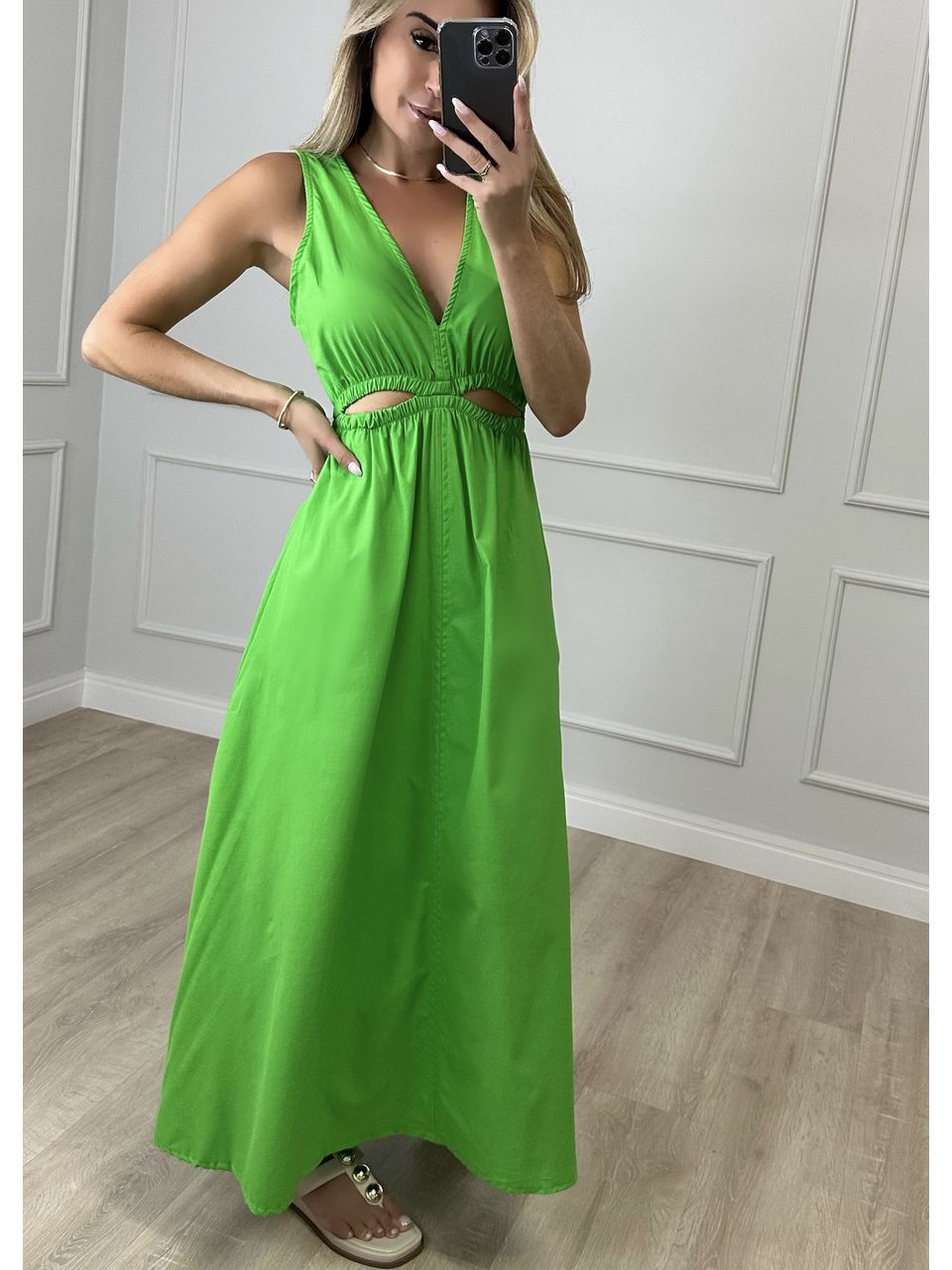 Vestido Tricoline Isabela 