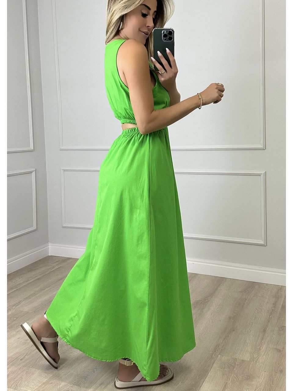 Vestido Tricoline Isabela 
