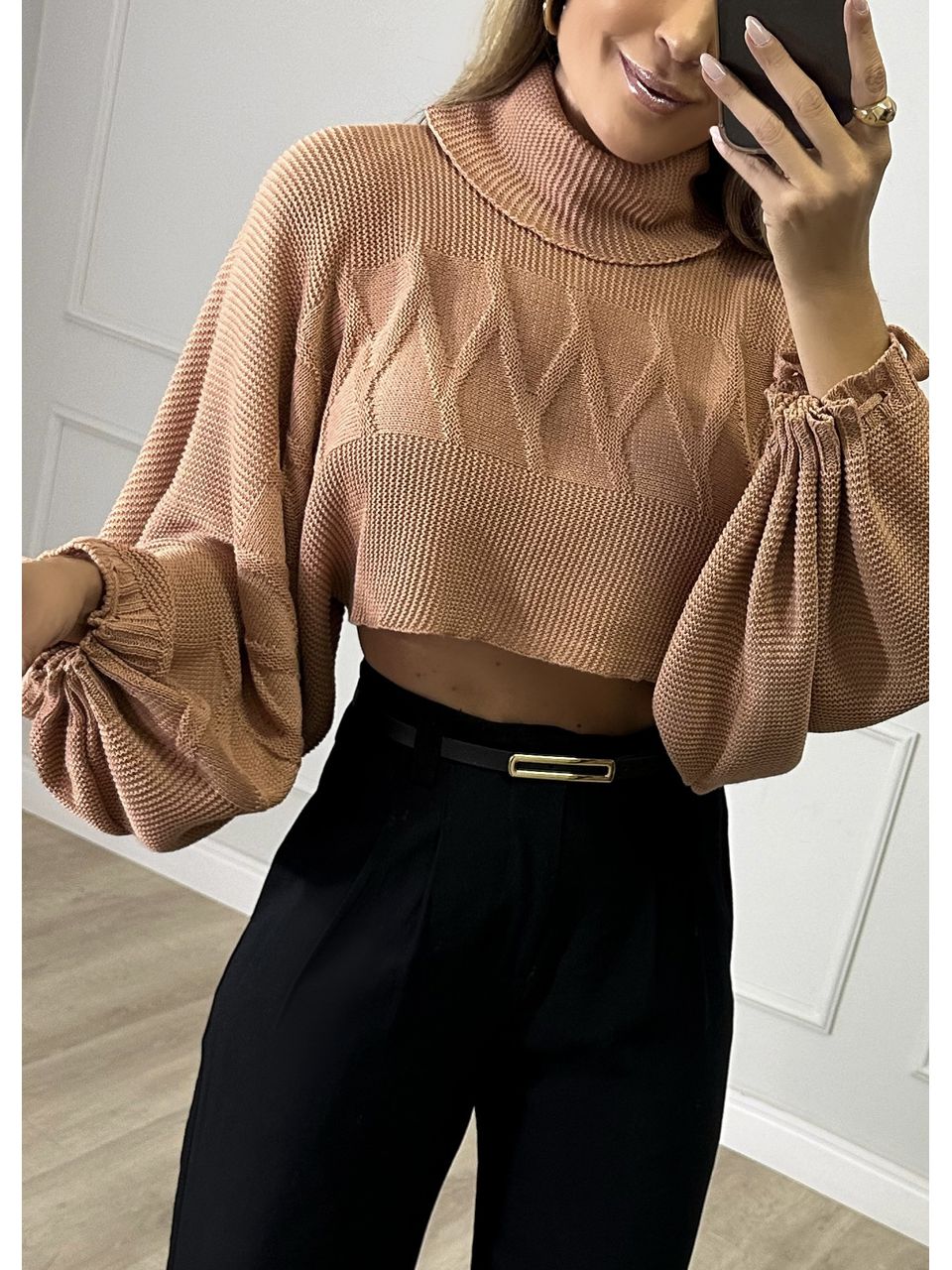 Cropped Tricot Bufante - 2609 - MADONNA BASIC