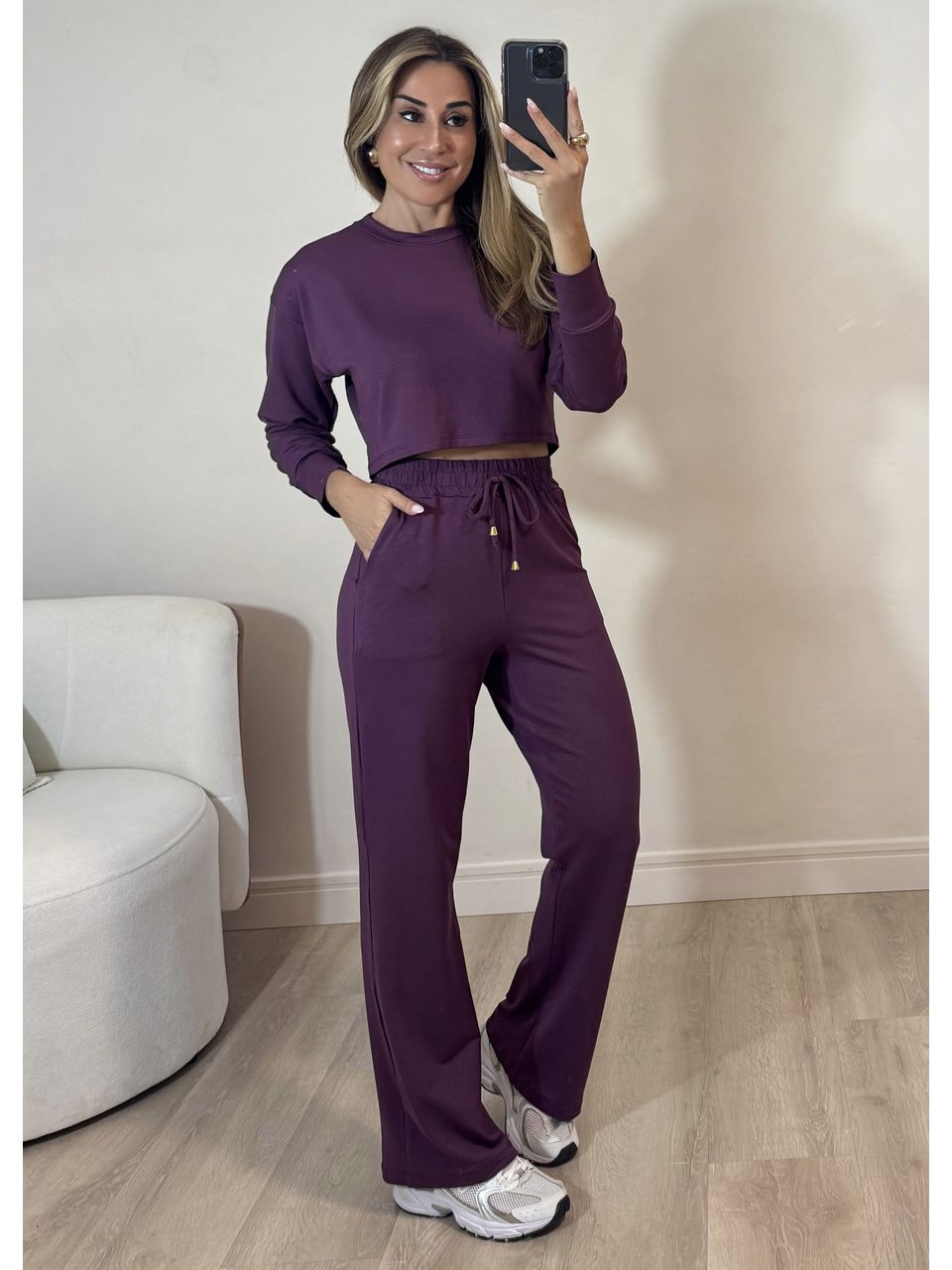 Conjunto Moletinho Helena Manga - 4170 - MADONNA BASIC