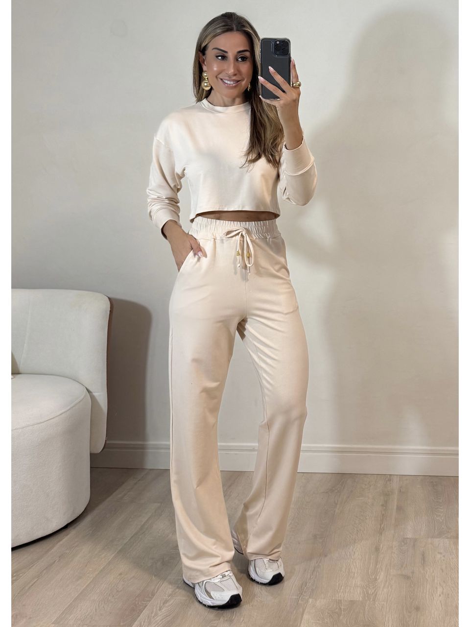 Conjunto Moletinho Helena Manga