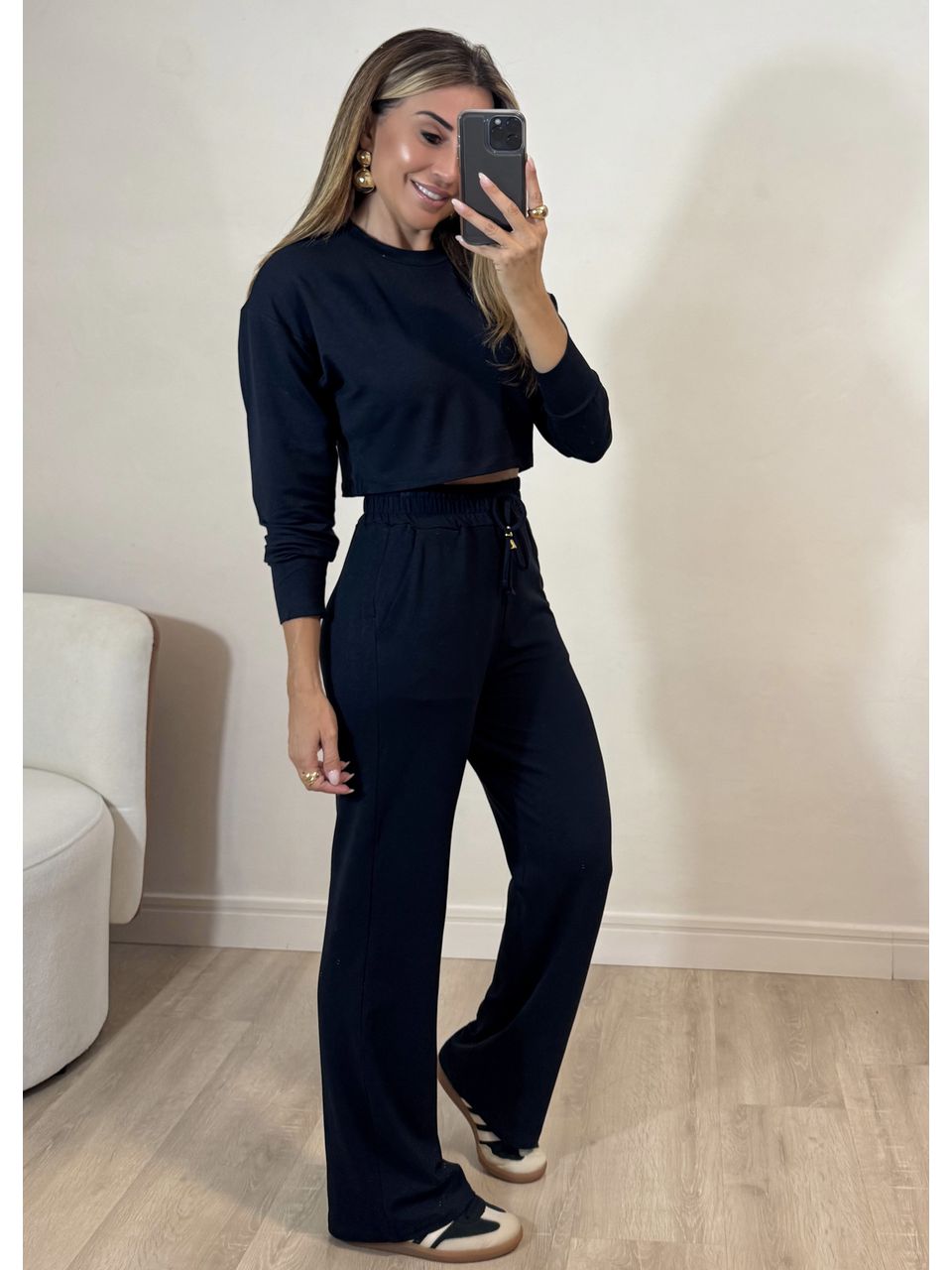Conjunto Moletinho Helena Manga