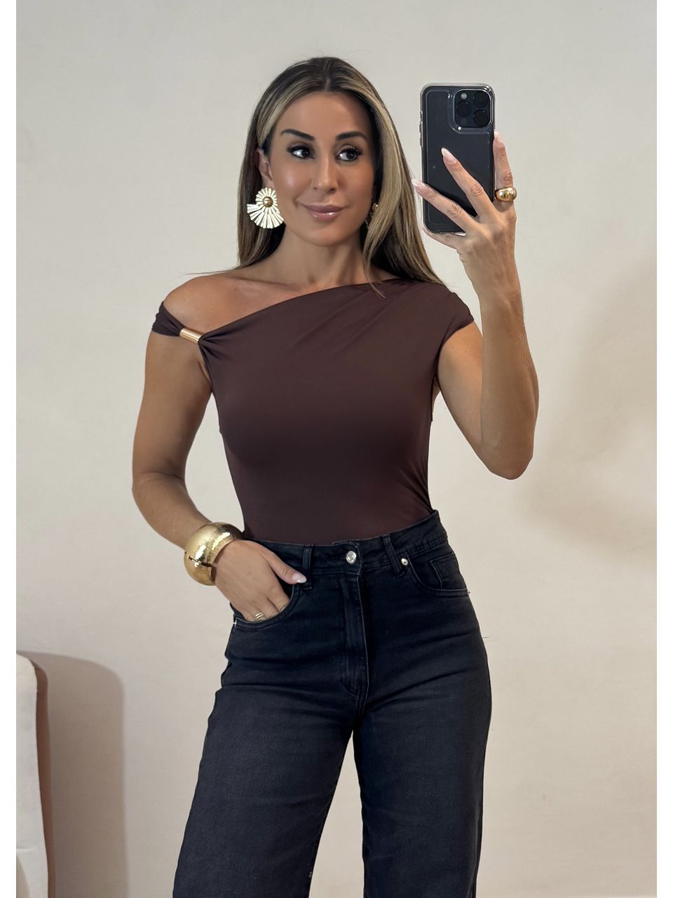 Blusa Poliamida Thaís - 4143 - MADONNA BASIC