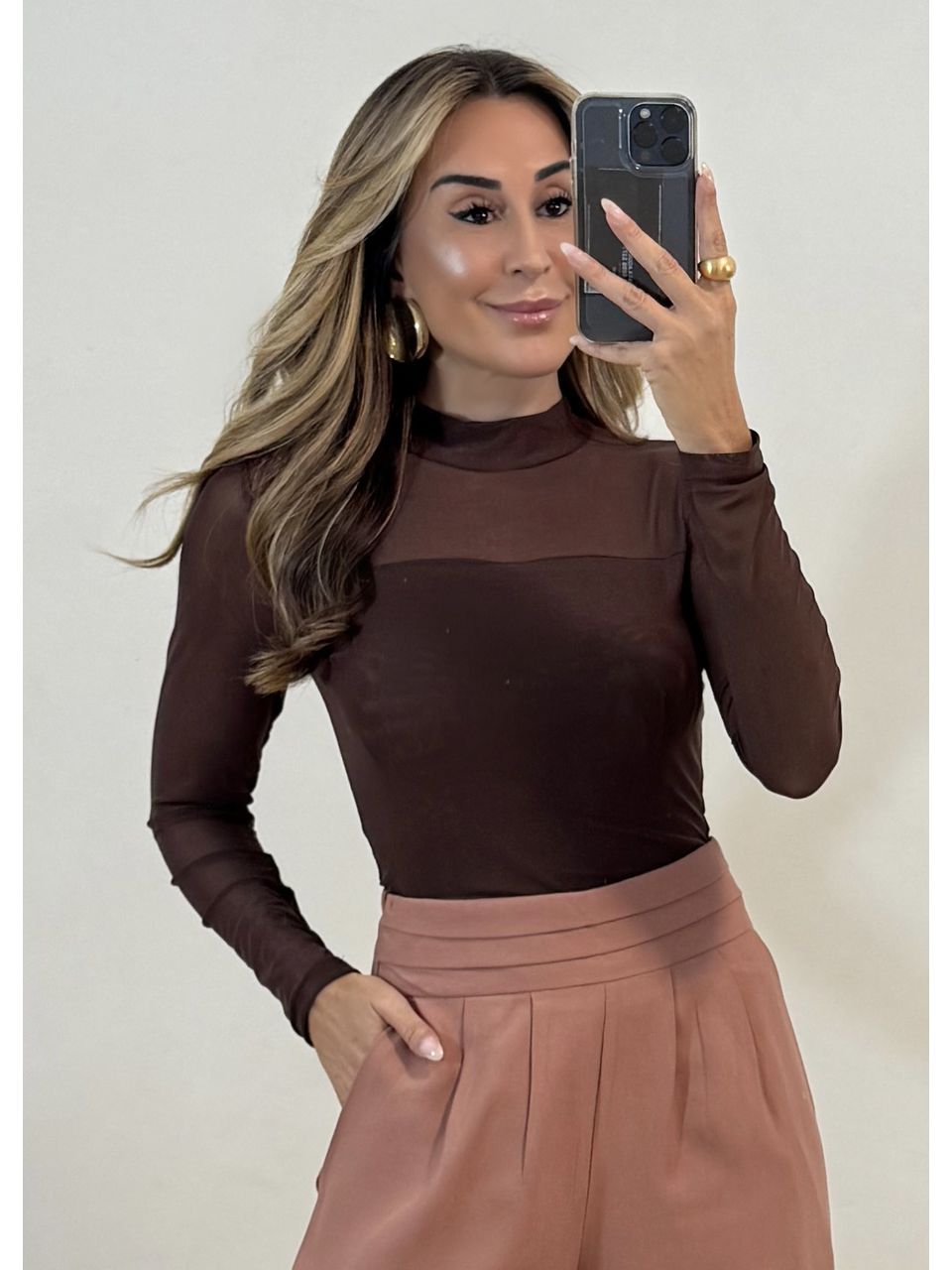 Blusa Tule Donata