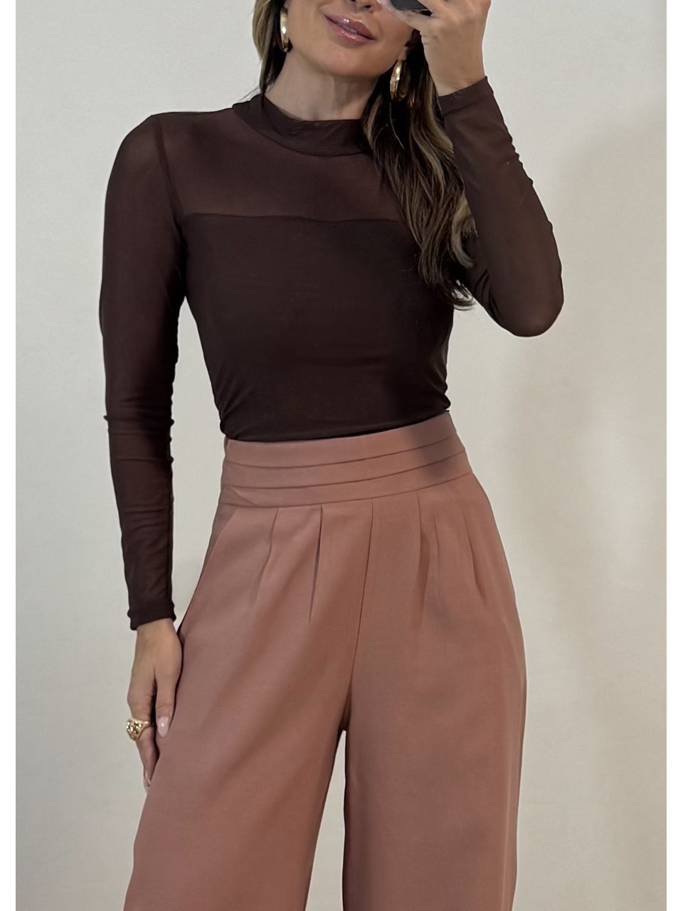 Blusa Tule Donata