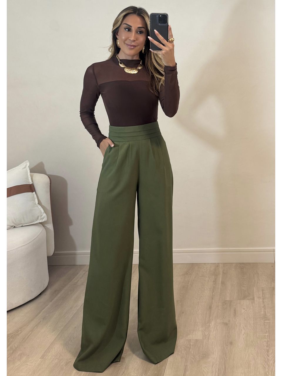 Calça Pantalona Elis