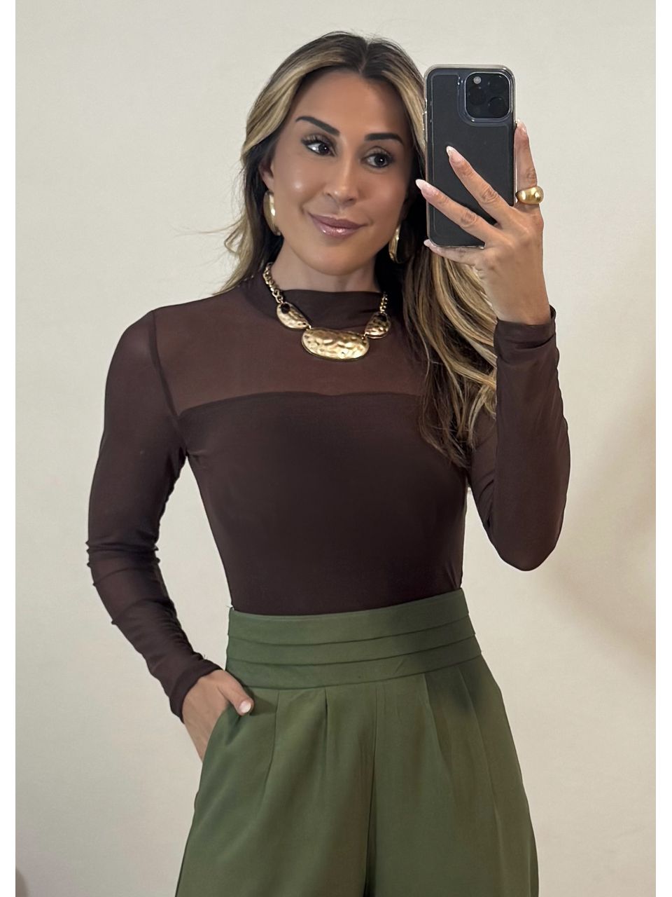 Blusa Tule Donata - 2445* - MADONNA BASIC