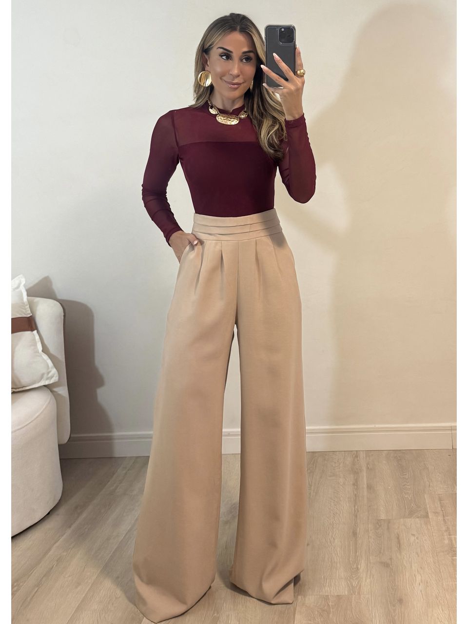 Blusa Tule Donata