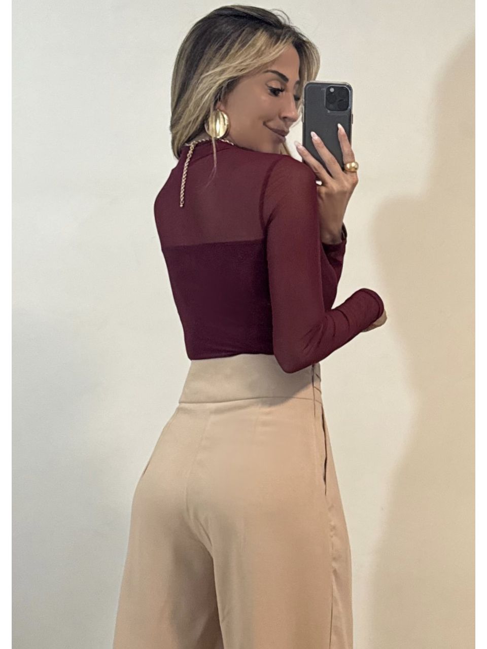 Blusa Tule Donata