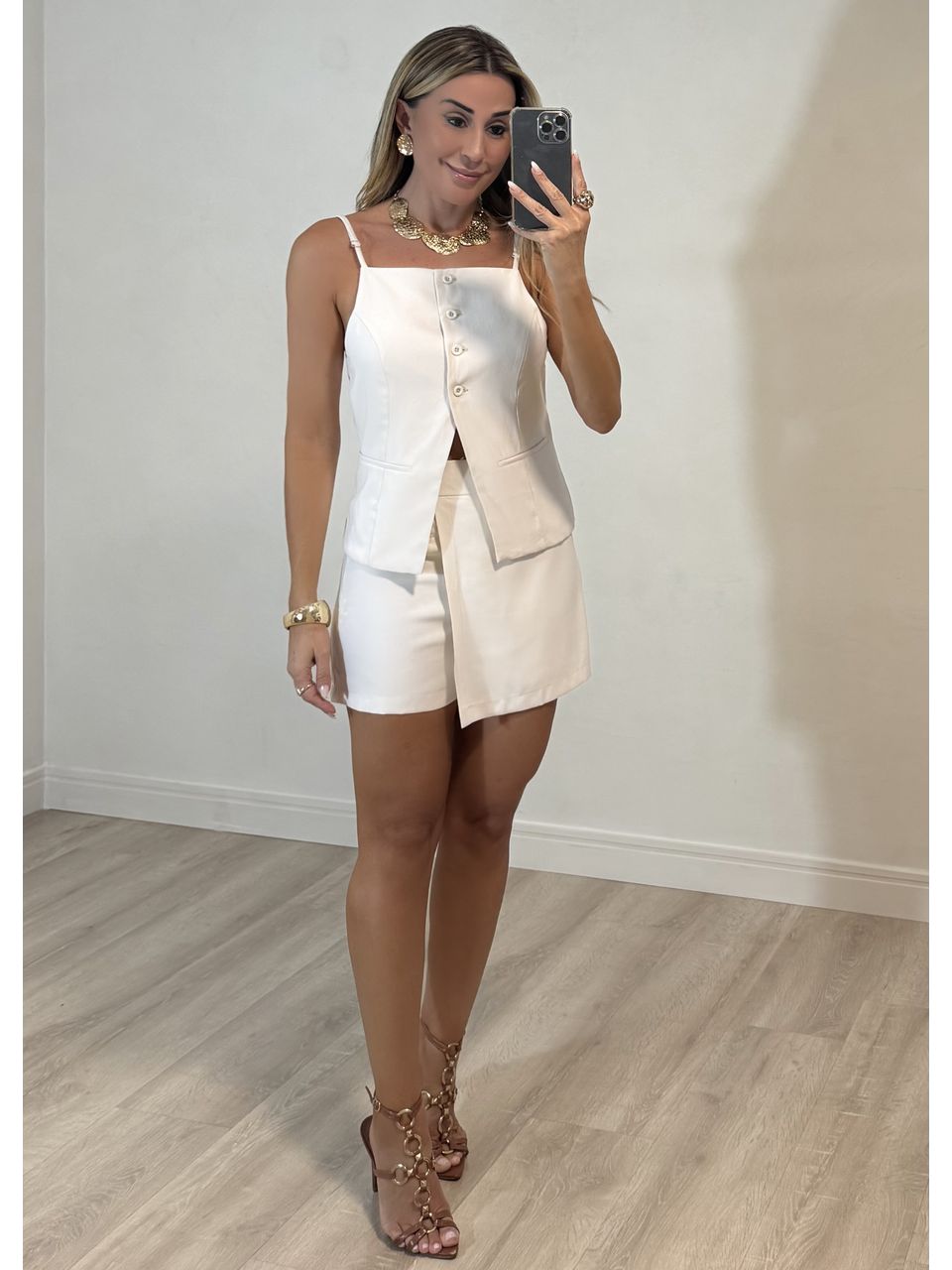 Conjunto Short Saia Cléo
