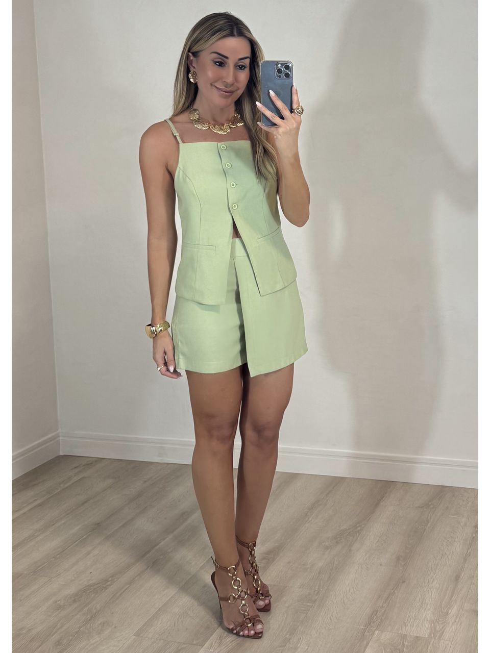 Conjunto Short Saia Cléo 